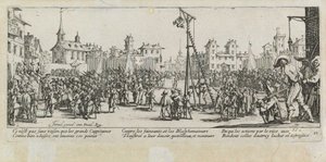 プーリーの拷問悲惨と戦争の悪い時pl。 10 作： Jacques Callot